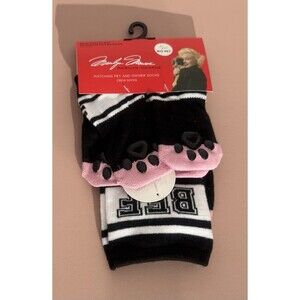 Marilyn Monroe Matching Pet & Owner Socks Crew Dog Striped BFF MEDIUM DOG